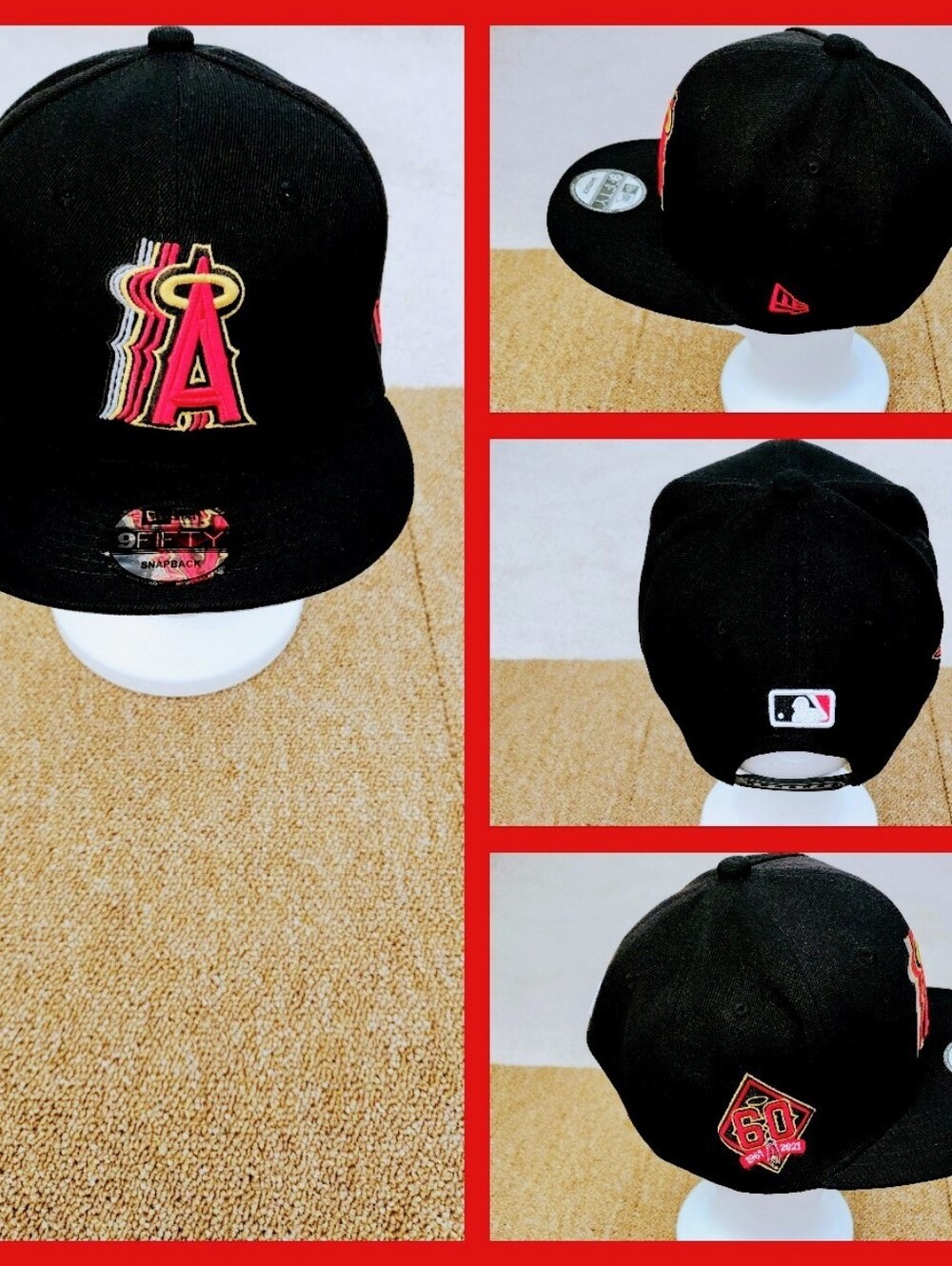 ANAHEIM ANGELS MLB BASEBALL SNAPBACK HAT.